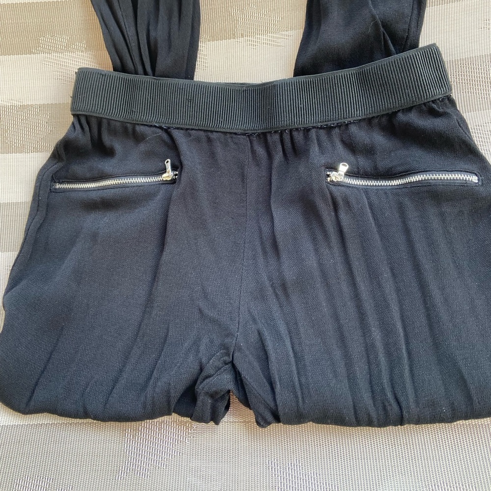 ZARA TRAFALUC COLLECTION ZIPPER JOGGERS